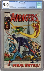 Avengers #71 CGC 9.0 1969 2080955008 1st app. Invaders - Picture 1 of 2