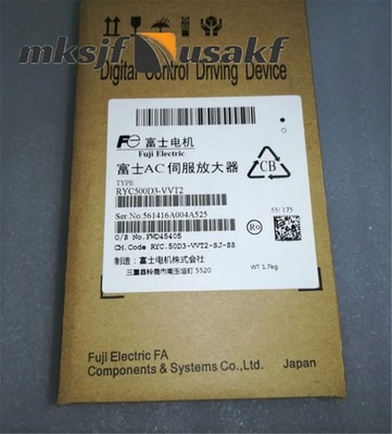 FUJI RYC500D3-VVT2 1PC New RYC500D3VVT2 Servo Drive Expedited Shipping - Image 1 of 4