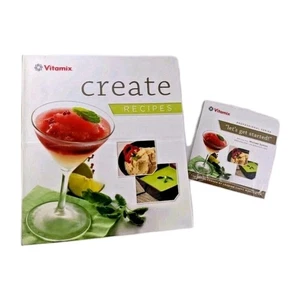 VITAMIX Create Recipes Cookbook & Bonus Cooking Class DVD Notebook Style - Picture 1 of 7