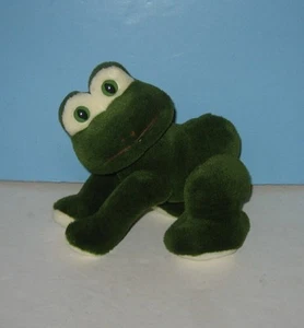 8" Fully Jointed Pond Frog Stuffed Plush Pal "Leap Frog" - Picture 1 of 1