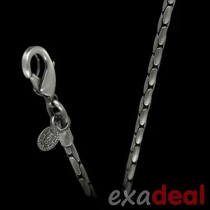 BICO Chain - F13 Stylus Straight Link Necklace Pewter 16 18 20 22 inch NEW - Picture 1 of 2