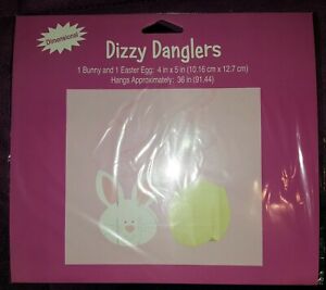 Lot of 73 Packages Easter Themed Dizzy Danglers Bunny and Egg Item 031251