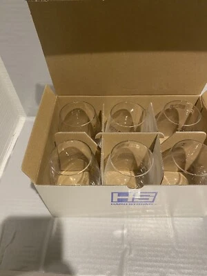 Vaso de vidrio Toyo Sasaki Glass 00345HS, 6,4 OZ (200 ml), HS apilado. Foto 1 de 2