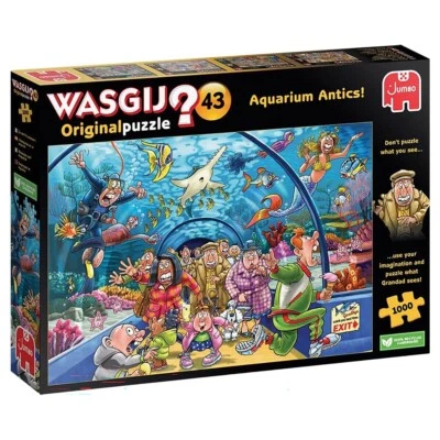 Wasgij Originale 43 Acquario Buffonate! Jumbo Puzzle - 1000 Pezzi Bambini Età 6+ - Immagine 1 di 3