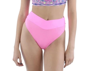 Salt + Cove High Waisted Bikini Swim Bottoms (Womens Juniors Large)Chic Swimsuit - Picture 1 of 5