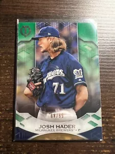 A115,932 - 2019 Topps Tribute Green #17 Josh Hader/99 - Picture 1 of 1