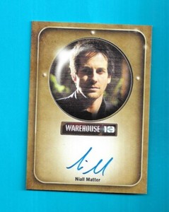 Warehouse 13 season 1 2010 Autograph Card Niall Matter - Gary Whitman  EUREKA
