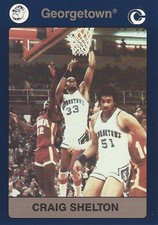 1991 Collegiate Collection Georgetown Hoyas #52 Craig Shelton