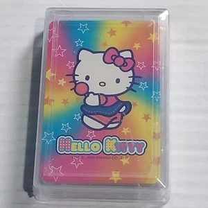Hello Kitty Playing Cards Sanrio Stars Tie Dye SEALED Y2K 2002 Standard Deck - Picture 1 of 9