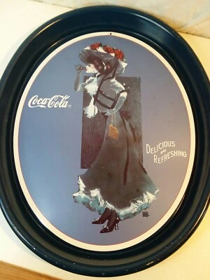 Vintage “1912 Calendar Girl Tray” Reproduction 1991 - Image 1 of 4