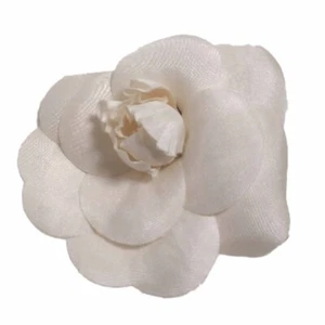 CHANEL Brooch Camelia corsage Brooch white - Picture 1 of 3