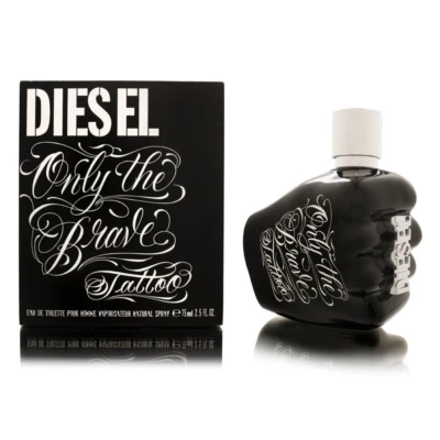 Diesel Only the Brave Tattoo Mens EDT 75ml With Free Fragrance Gift