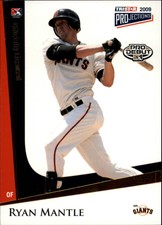 2009 TRISTAR PROjections Yellow #183 Ryan Mantle /25