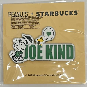 2025 Starbucks Peanuts Joe Kind Snoopy & Woodstock Barista Pin - Bild 1 von 1