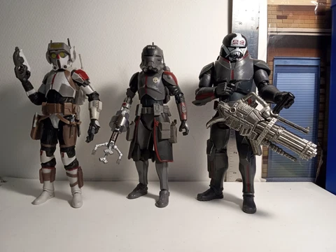 Star Wars The Black Series - The Bad Batch lot of 3 Cover