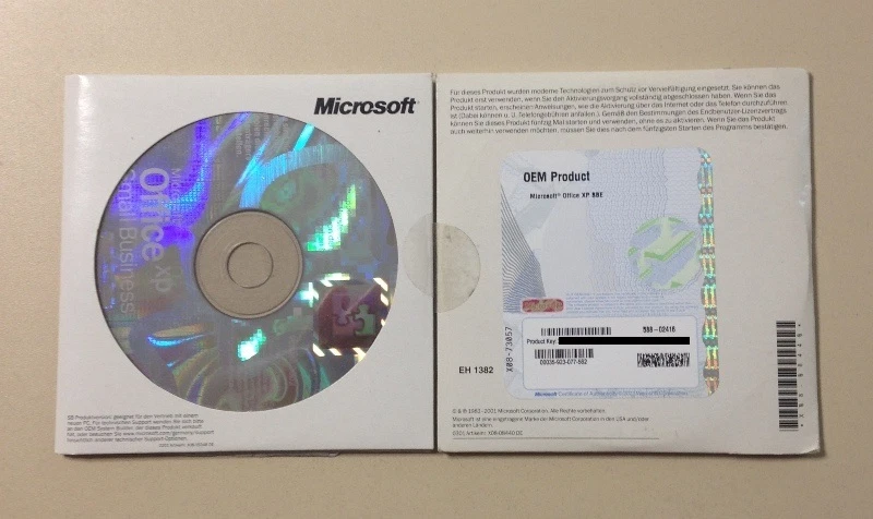 MS Office XP Small Business OEM Vollversion deutsch neu - Bild 1 von 1