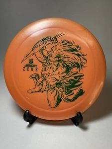 Discraft Big Z Zeus Distance Driver Orange with Green Stamp Disc Golf, 177 g - Picture 1 of 5