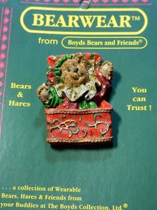 Boyds Bearwear Jack B. Twinkletune Pin NIP - Picture 1 of 6