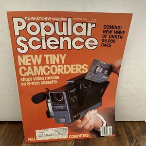 Popular Science Magazine September 1985 New Tiny Camcorders 8mm Cassette 14020 - Picture 1 of 5