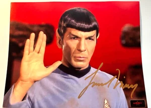 Autógrafo Original Auténtico Firmado por Leonard Nimoy 8x10" (STAR TREK: SPOCK) con Certificado de Autenticidad - Imagen 1 de 6