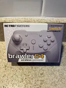 Retro Fighters Brawler64 NSO N64 - Bluetooth - PC - Switch - White Wireless - Picture 1 of 2