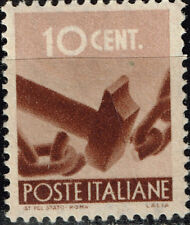 Włochy Koniec faszyzmu Łamanie nazistowskiego łańcucha znaczki 1945 MLH A-2
