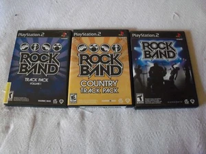 Lotto Rock Band con Track Pack 1, Rock Band, Country Track Pack Sony PlayStation 2 - Foto 1 di 3