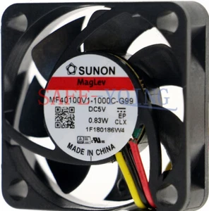 1PCS SUNON MF40100V1-1000C-G99 5V 0.83W 4010 4CM 3-pin cooling fan New - Picture 1 of 3