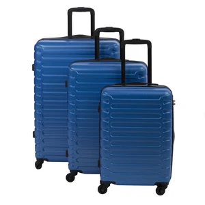 ENRICO BENETTI 4 Rad Koffer Trolley, Hartschale, Blau L, M, S