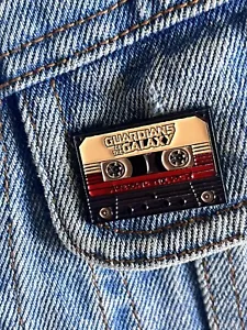 Guardians Of The Galaxy - Awesome Mix Vol 1 Cassette Tape Enamel Pin - Picture 1 of 3
