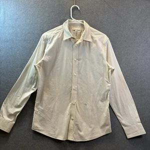 Diesel Dress Shirt Mens Medium Button Up Shirt Cotton Long Sleeve Slim Fit - Picture 1 of 17