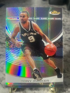 2005-06 Topps Finest TONY PARKER San Antonio Spurs REFRACTOR #13 (191/349) Rare!