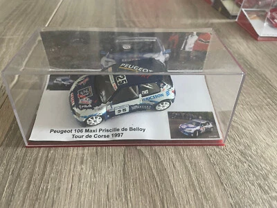 Kit Miniracing Peugeot 106 Maxi Priscille De Belloy Tour de Corse 1997 1/43e - Photo 1/4