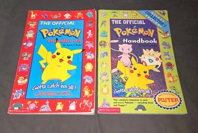 The Official Pokemon Handbook & Deluxe Collector's Edition With Poster 1999 RARE - Image 1 of 3