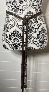 Women Festival Coachella Beaded Belt Viking Witch Gypsy Fairy Grunge Whimsigoth - Picture 1 of 6