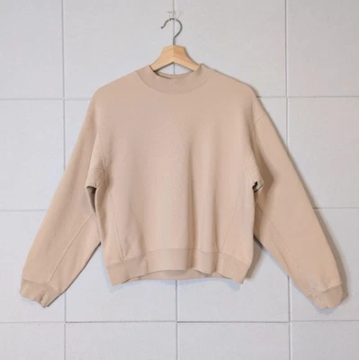 Sudadera Minimalista Uniqlo U Christophe Lemaire Cuadrada Mezcla Algodón Cuello Alto S Foto 1 de 4