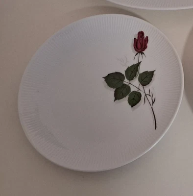 Kuchenteller Winterling Marktleuthen Rose-Dekor - Bild 1 von 2