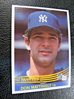 1984 DONRUSS SET, #248 Don Mattingly RC, New York Yankees, NRMT - Image 1 of 4