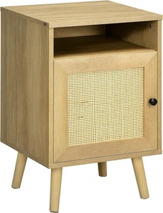 Bedside Cabinet Bedroom Table Sideboard Storage Unit Nightstand - Picture 1 of 11