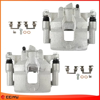 Pair Front Disc Brake Calipers w/Bracket For 1998-2002 Chevrolet  Prizm  L4 1.8L - Image 1 of 4