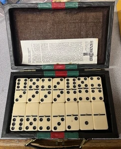 Vintage Jeu De Double 6 Dominos Complete Set Brand New Sealed - Picture 1 of 5