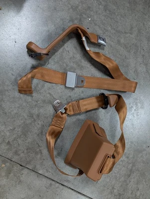 Chevy S10 GMC S15 1982-1993 Sonoma NOS cinturón de seguridad del conductor retractor y hebilla marrón Foto 1 de 4