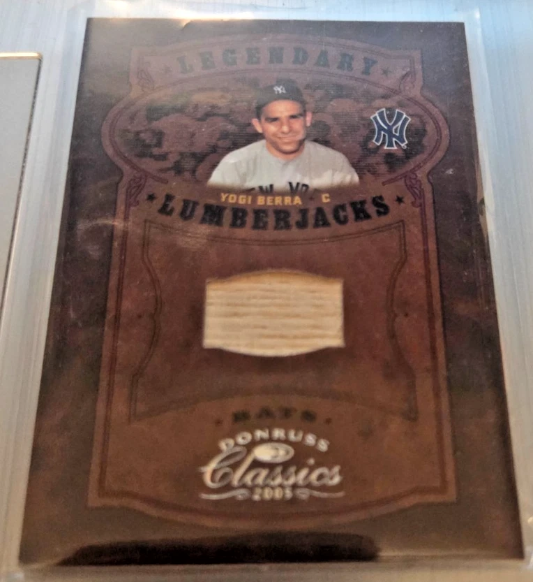 Yogi Berra 2005 Donruss Classics Legendary Lumberjacks GU Bat # LP-50 (#d 13/25) Foto 1 de 1