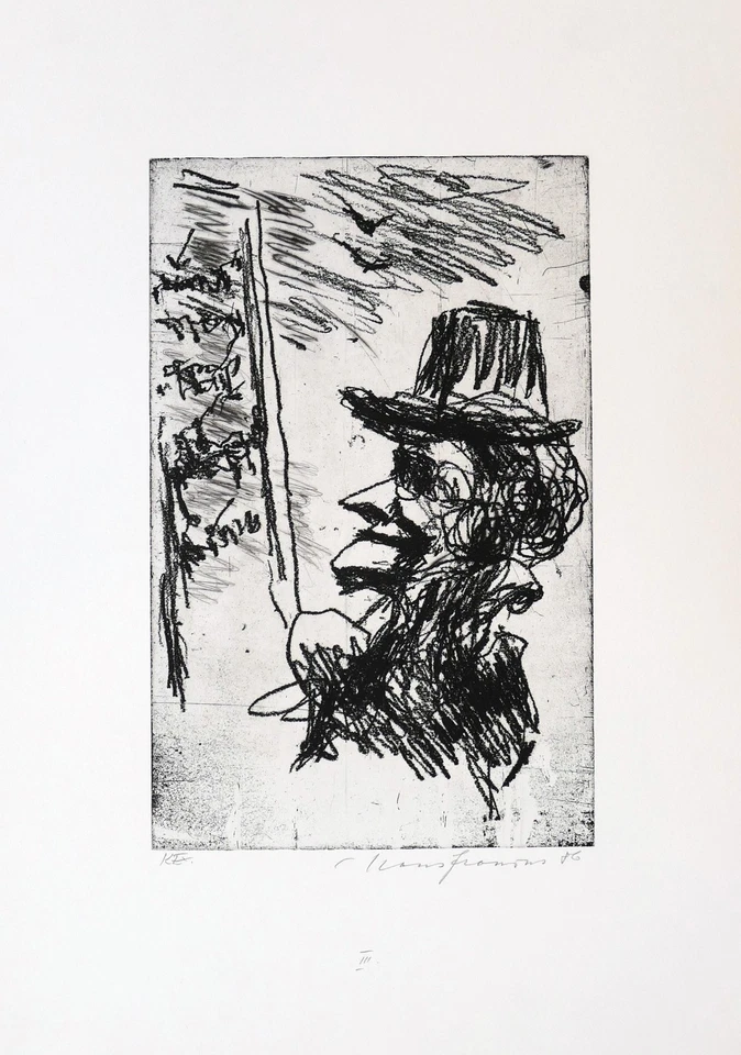 Hans FRONIUS, Mappe Danton III - Robespierre - Radierung aus 1986 - Bild 1 von 1