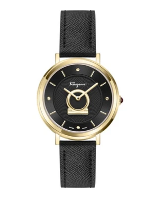 Reloj de moda Ferragamo para mujer dorado con correa de 36 mm Foto 1 de 4