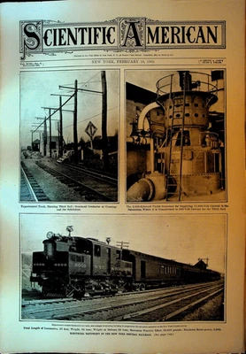 Scientific American February 18 1905 New York Central Railroad Navy Training - Image 1 of 3