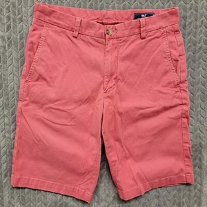 Vineyard Vines Breaker Shorts Men's Size 30 Shep & Ian 9" Pink Washed Out Red - Picture 1 of 8