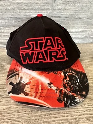 Star Wars Baseball Cap Darth Vader and Storm Trooper Black & Red *Kids Hat* - Image 1 of 4
