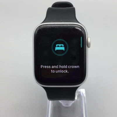 APPLE WATCH SERIES 6 Silver Tone 38mm UNTESTED LOCKED  FOR PARTS ONLY a - Image 1 of 4