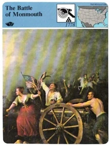 THE BATTLE of MONMOUTH f MOLLY PITCHER ~ 1979 Panarizon Card ~ FREE SHIPPING - Picture 1 of 2